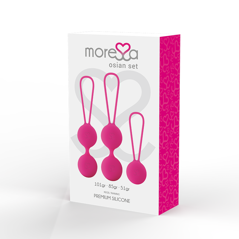 Comprar Moressa Osian Set Premium Silicona Rosa – Bolas Chinas Hipoalergénicas Con Tacto Suave Para Placer Intimo-Noxtic