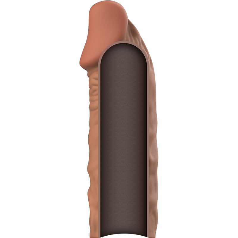 Comprar VIRILXL Extensión Liquid Silicone V5 Marrón – Aumento De Grosor Y Longitud Para Mayor Placer-Noxtic