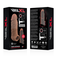 Comprar VIRILXL Extensión Liquid Silicone V7 Marrón – Funda Para Aumentar Grosor Y Intensificar Placer-Noxtic
