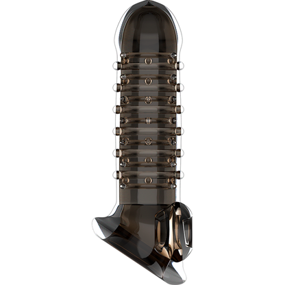 Comprar VIRILXL Extensión y Funda V15 Negra – Aumento de Grosor y Longitud Para Mayor Placer-Noxtic