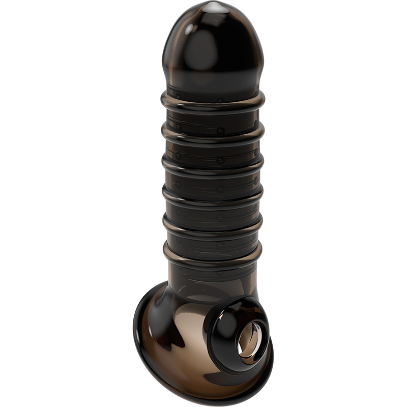 Comprar VIRILXL Extensión y Funda V15 Negra – Aumento de Grosor y Longitud Para Mayor Placer-Noxtic