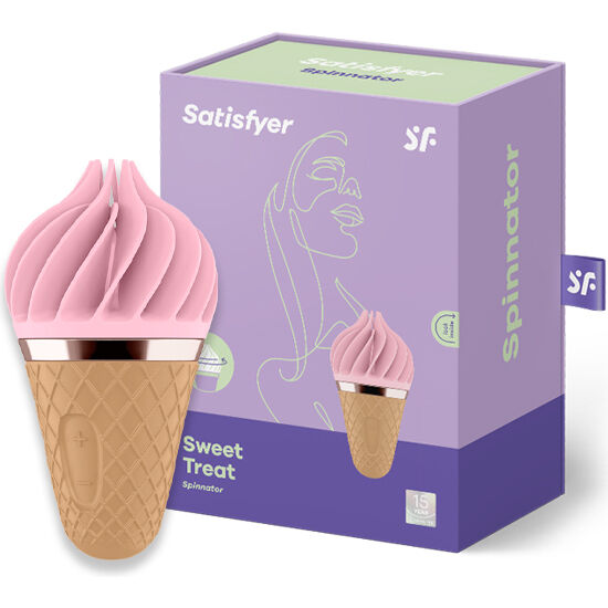 Comprar Satisfyer Sweet Treat Spinnator Negro – Vibrador Recargable Con Diseño Elegante Y Sensaciones Únicas-Noxtic