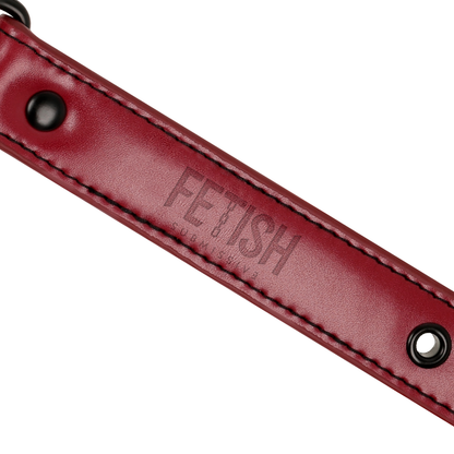 Comprar FETISH Submissive Dark Room – Mordaza Transpirable Con Diseño Elegante De Cuero Vegano-Noxtic