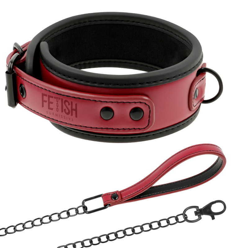 Comprar Fetish Submissive Dark Room Collar Con Cadena – Diseño Confortable Para Exploración Sensual-Noxtic