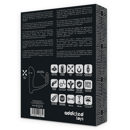 Comprar ADDICTED TOYS Anilla Pene Con Plug Anal – Diseño Recargable Con Control Remoto Para Estimulación Sensacional-Noxtic